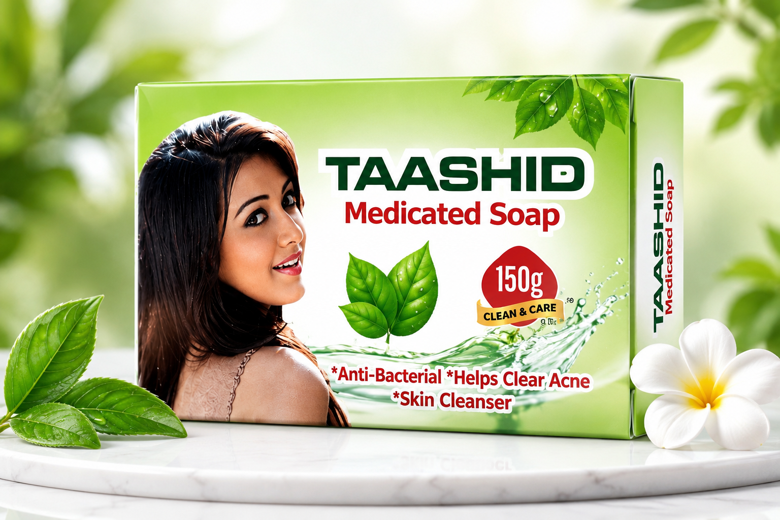 TAASHID medicated soap packaging